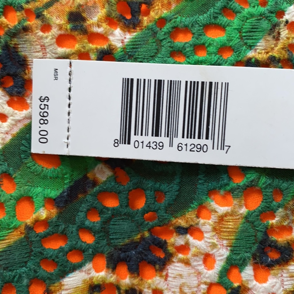 Ellie Tahari tropical print dress. Sz 0. NWT $598 - Picture 11 of 11